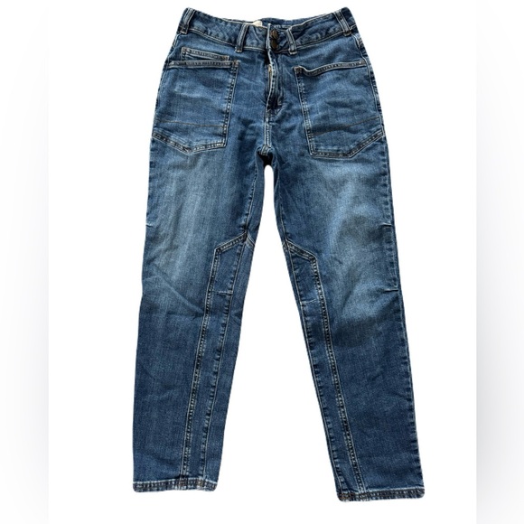 Women's Anthropology Pilcro Classic Jeans Denim Straight Leg Wanderer Size 28 - Picture 2 of 7